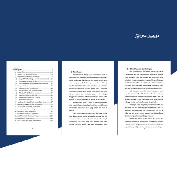 (E-Book) Jadi Technopreneur Berprestasi Di Usia Muda: Wirausaha Muda Cerdas Melek Teknologi - Image 2